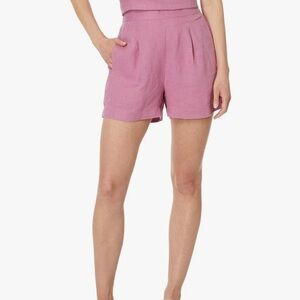NWT Madewell Women's Flat Front E Back Linen Shorts Size XXS